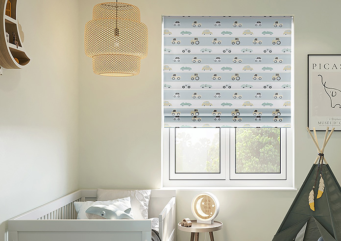 Brum Brum, Journey - Twist&Fit Roman Blind - Image 3